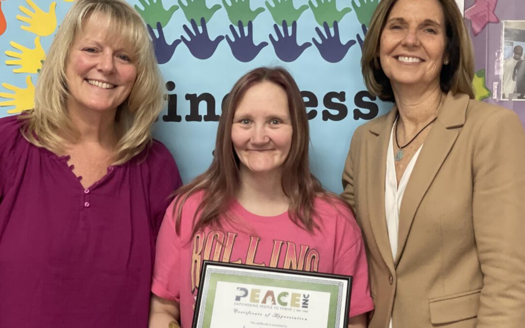 Congratulations to Angie Taylor, our Employee of the Month for March!