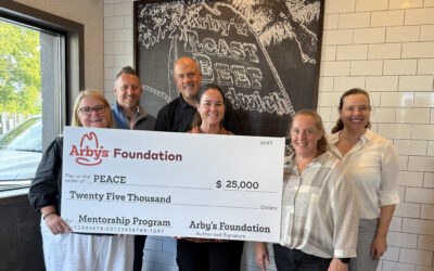 Arby’s Foundation Donation to PEACE, Inc. Big Brothers Big Sisters