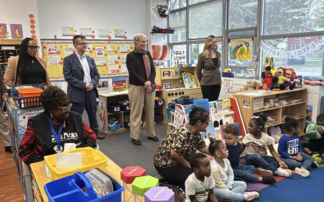 Senator May Connects with Children and Community Needs