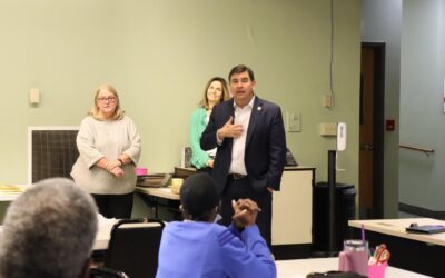 Congressman Mannion Meets PEACE, Inc. Seniors!