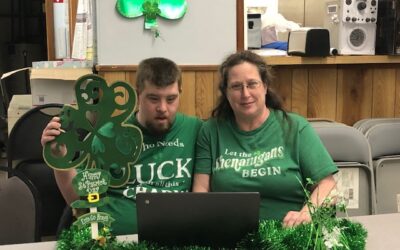 Decked Out in Green at County West Family Resource Center
