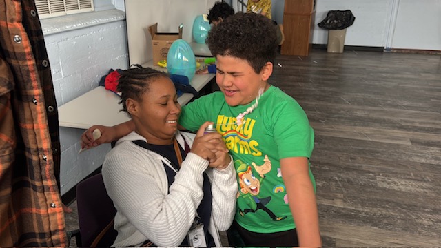 Egg-citment at the Viola G. Chisholm Eastside Family Resource Center