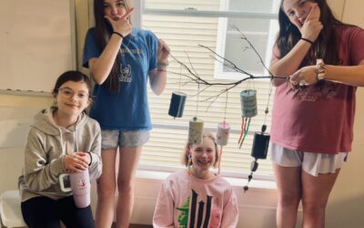 County South Family Resource Center Youth Group Welcomes Spring with Creative Project
