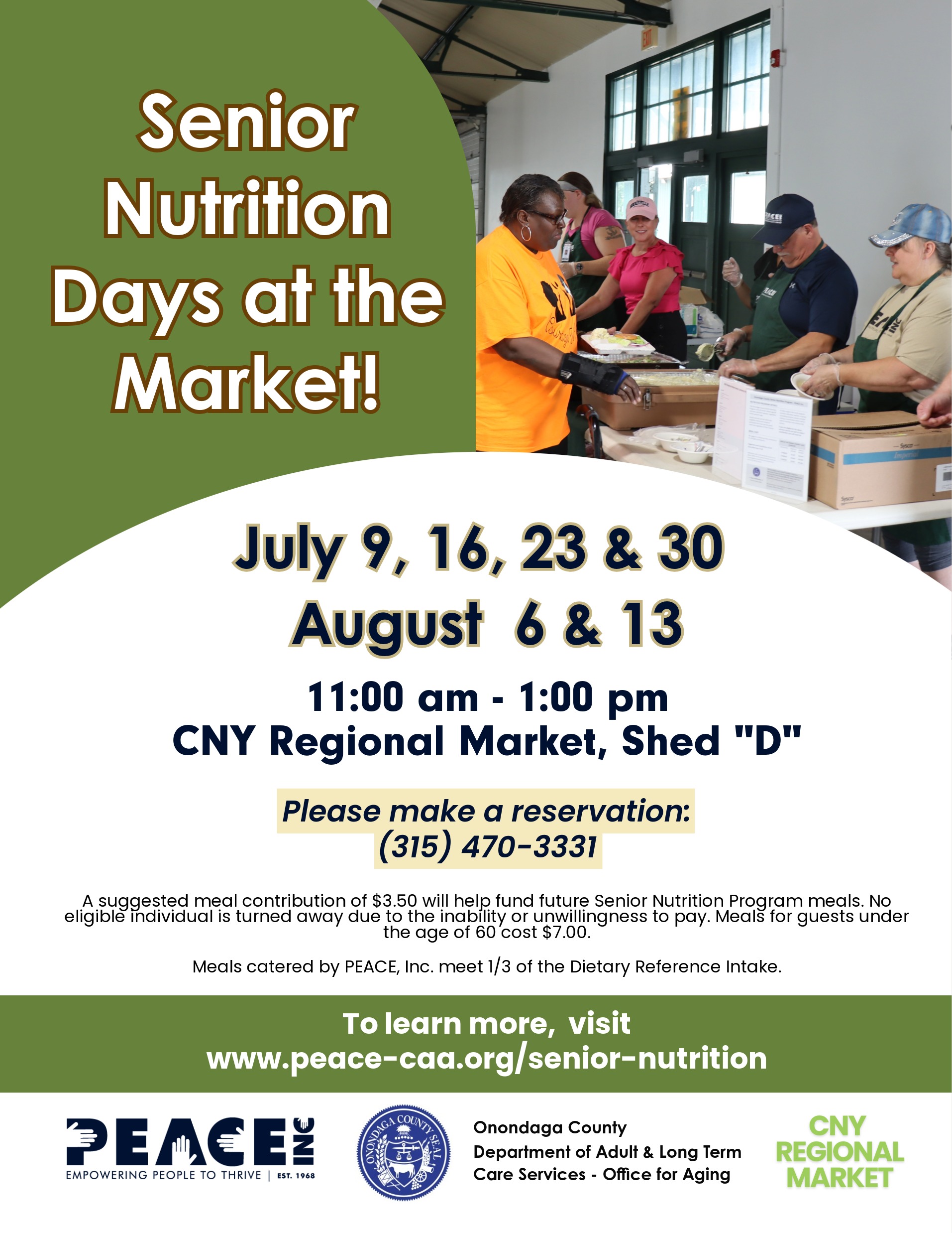 Senior Nutrition Days at the Market